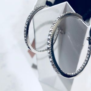 Swarovski Lia Sophia Hoop Earrings